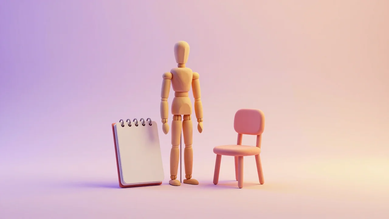 LLM 가상 페르소나, 행동 이력이 개인 설명보다 예측력 높다 — AI 생성 일러스트